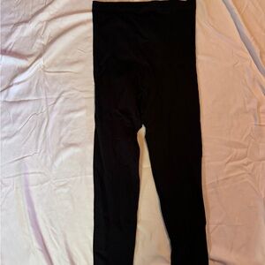 Women’s stretch black leggings non slip top plus size 4X